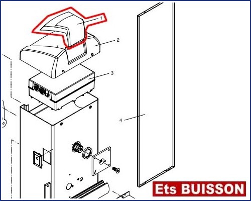 BENINCA EVA5 (1/2) - Arbre N°1 Réf 9686110